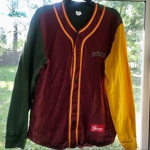 Supreme Color Blocked Baseball Tee